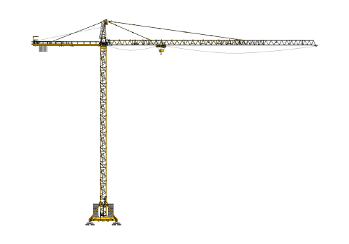 POTAIN MD 569 Cranes with 0-50 HP Range & Has Cranes Type